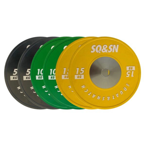 SQ&SN Vægtløftning Vægtsæt 60 kg Farvet - SQ&SN