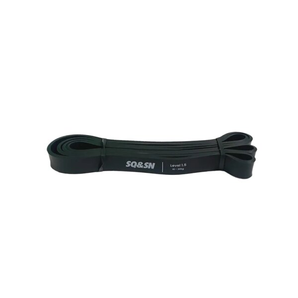 SQ&SN Resistance Band Level 1,5 - Træningselastik af bedste kvalitet. Modstand svarer til 10-30 kg - SQ&SN