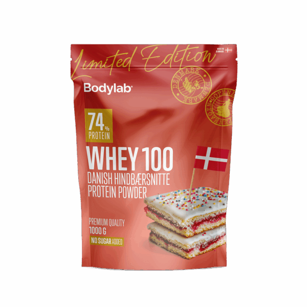Whey 100 (1 kg) - Danish Hindbærsnitte