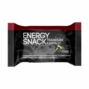 Energy Snack Tranebær 60 g - PurePower