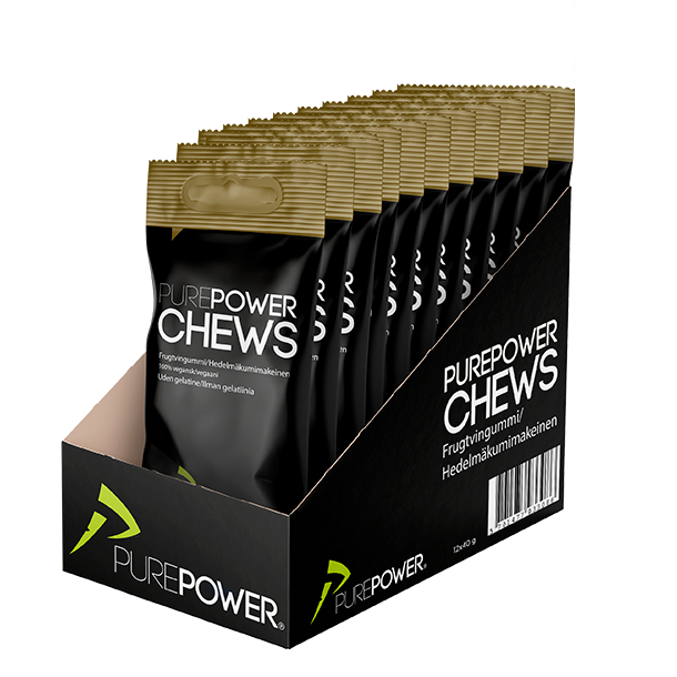 PurePower Chews Frugtmix 12x40 g - PurePower