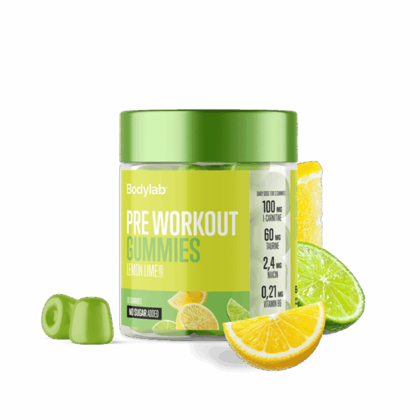 Pre Workout Gummies (60 stk) - Lemon Lime