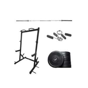 SQ&SN Styrkesæt 150 kg m. Squat rack - SQ&SN