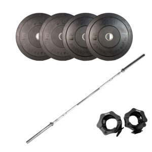 SQ&SN OL Vægtstangssæt 50 kg Sort - SQ&SN