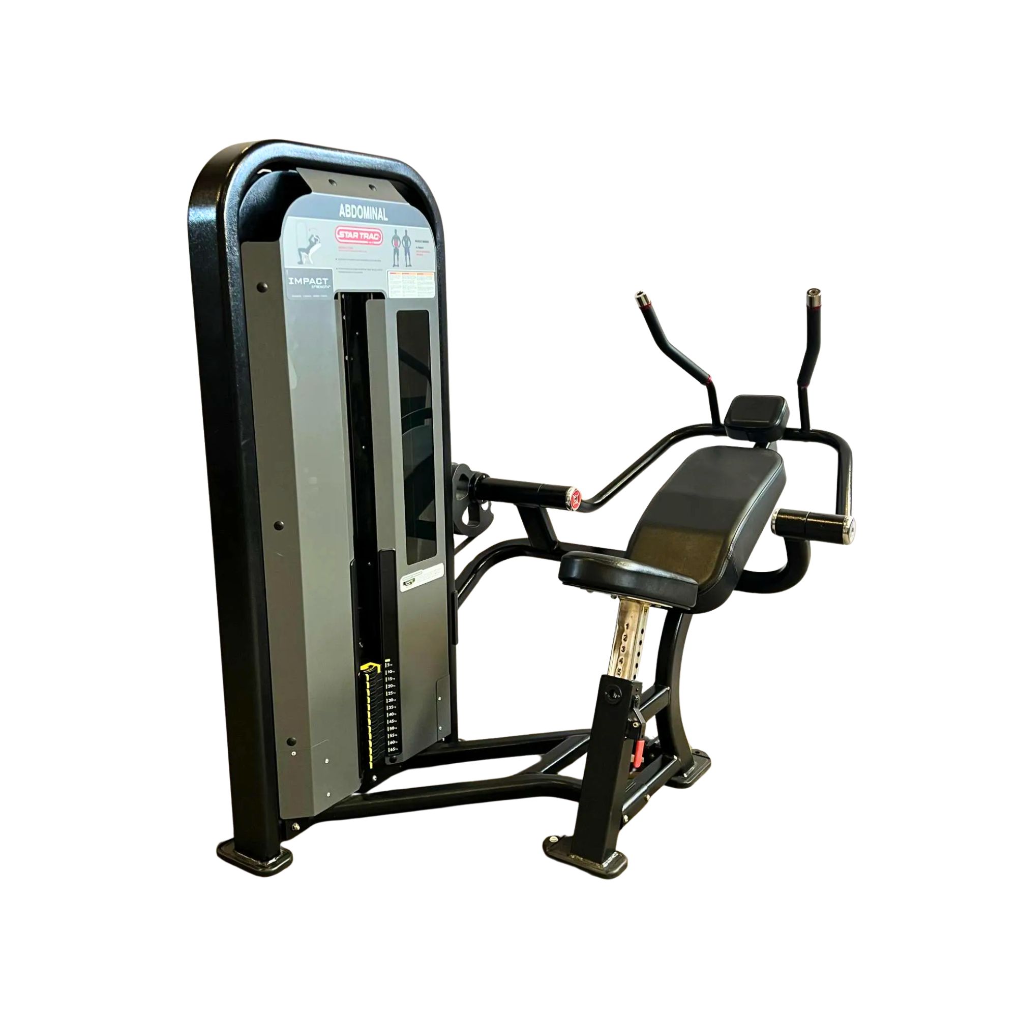 Star Trac Impact Abdominal Machine Sort - Brugt - Star Trac