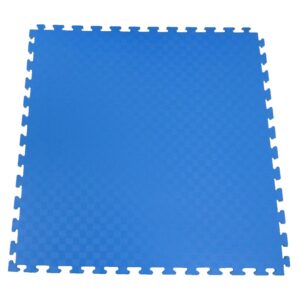 Ergofloor - EVA Sikkerhedsmåtte 1000x1000 Blå/Grå - ErgoFloor