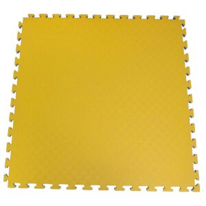 Ergofloor - EVA Sikkerhedsmåtte 1000x1000 Gul/Grå - ErgoFloor