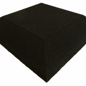 ErgoFloor - ErgoPlay Impact Gummifliser / Faldunderlag Hjørne 500x500x45 mm Sort - ErgoFloor