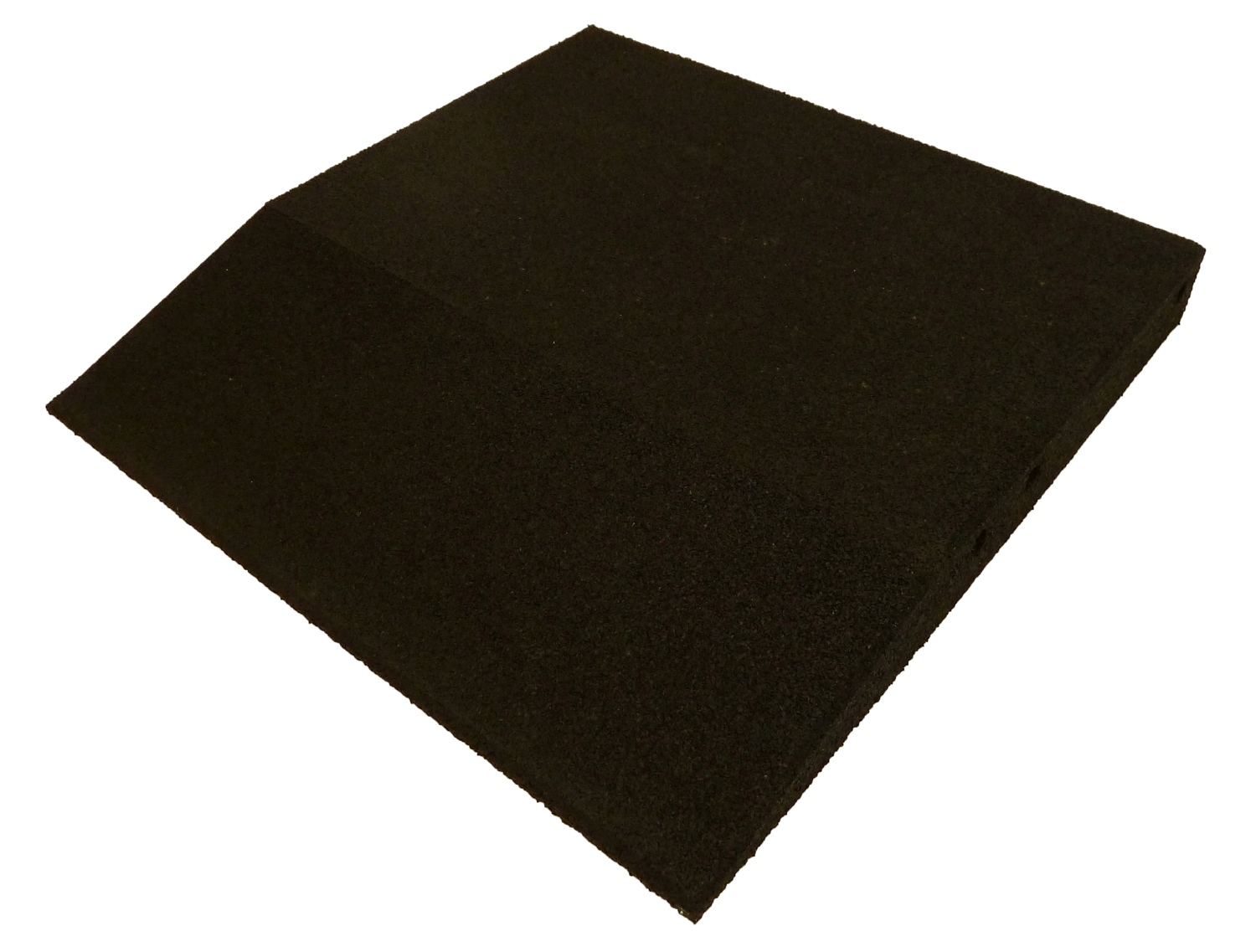 ErgoFloor - ErgoPlay Impact Gummifliser / Faldunderlag Rampe 500x500x60 mm Sort - ErgoFloor