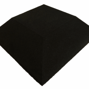 ErgoFloor - ErgoPlay Impact Gummifliser / Faldunderlag Hjørne 500x500x60 mm Sort - ErgoFloor