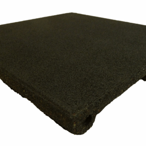 ErgoFloor - ErgoPlay Impact Gummifliser / Faldunderlag 500x500x75 mm Sort - ErgoFloor