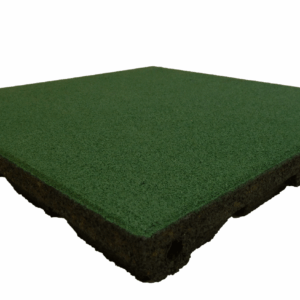 ErgoFloor - ErgoPlay Impact Gummifliser / Faldunderlag 500x500x90 mm Grøn - ErgoFloor