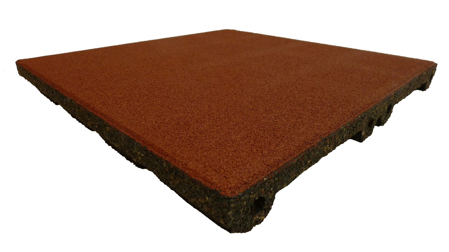 ErgoFloor - ErgoPlay Impact Gummifliser / Faldunderlag 500x500x90 mm Rød - ErgoFloor