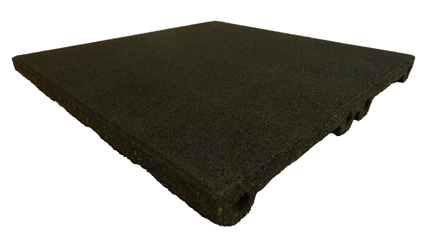 ErgoFloor - ErgoPlay Impact Gummifliser / Faldunderlag 500x500x90 mm Sort - ErgoFloor