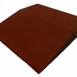 ErgoFloor - ErgoPlay Impact Gummifliser / Faldunderlag Rampe 500x500x90 mm Rød - ErgoFloor