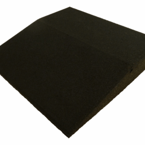 ErgoFloor - ErgoPlay Impact Gummifliser / Faldunderlag Rampe 500x500x90 mm Sort - ErgoFloor