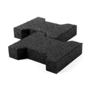 ErgoFloor - ErgoPave H-Link Equine gummifliser Sort - ErgoFloor