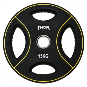 Thor Fitness Vægtskive m. Håndtag 15kg (1 stk) - Thor Fitness