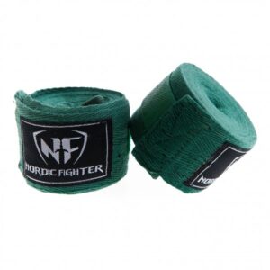 Nordic Fighter Cotton Hand Wraps Grøn 5m - Nordic Fighter