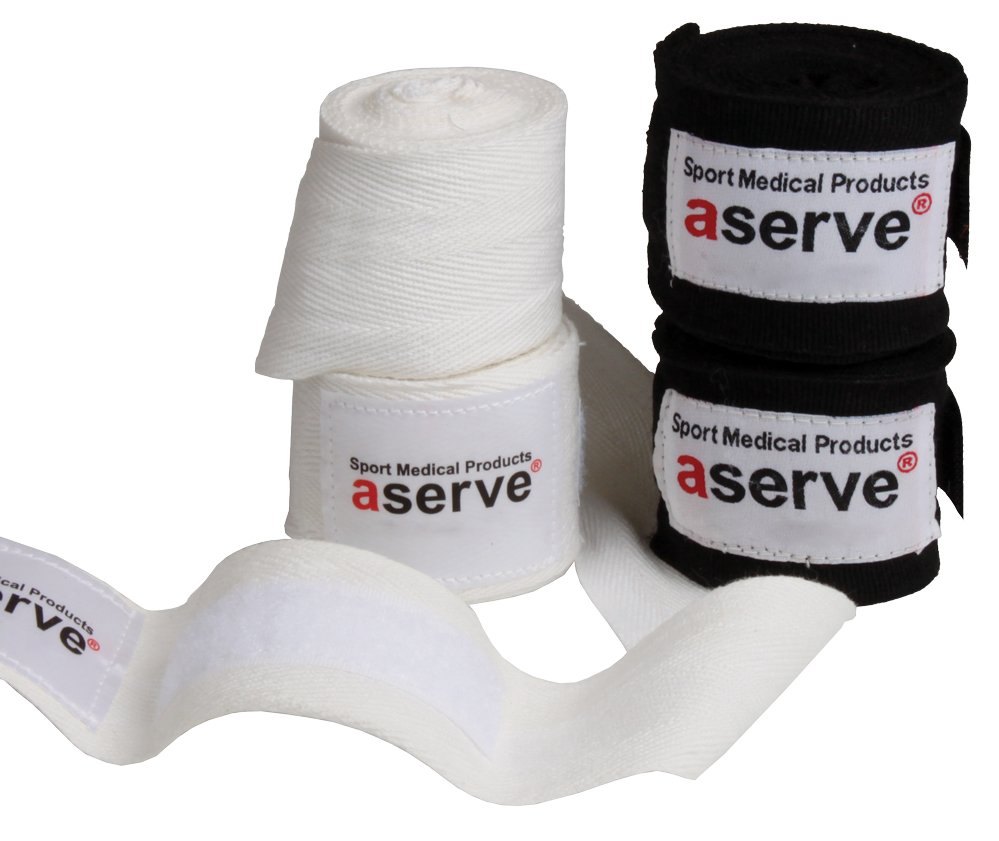 Aserve Hand Wraps Boksebandage Hvid - Aserve