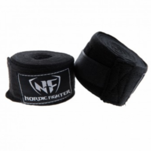 Nordic Fighter Cotton Hand Wraps Sort 3,5m - Nordic Fighter