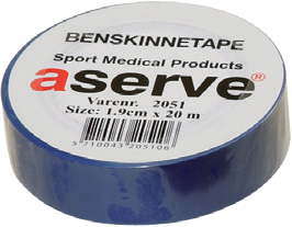 Aserve Benskinne Sportstape Blå - Aserve