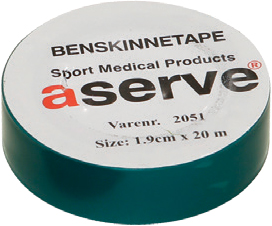 Aserve Benskinne Sportstape Grøn - Aserve