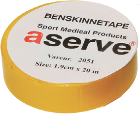 Aserve Benskinne Sportstape Gul - Aserve