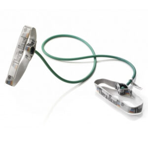 Thera-Band Træningselastik Level 3 Hård 1,4m Grøn (Inkl. håndtag) - Thera-Band