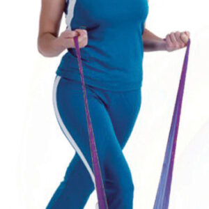 Aserve Latexfri Træningselastik Super Heavy Violet 5,5m - Aserve