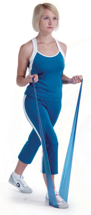 Aserve Latexfri Træningselastik Heavy Blå 45m - Aserve