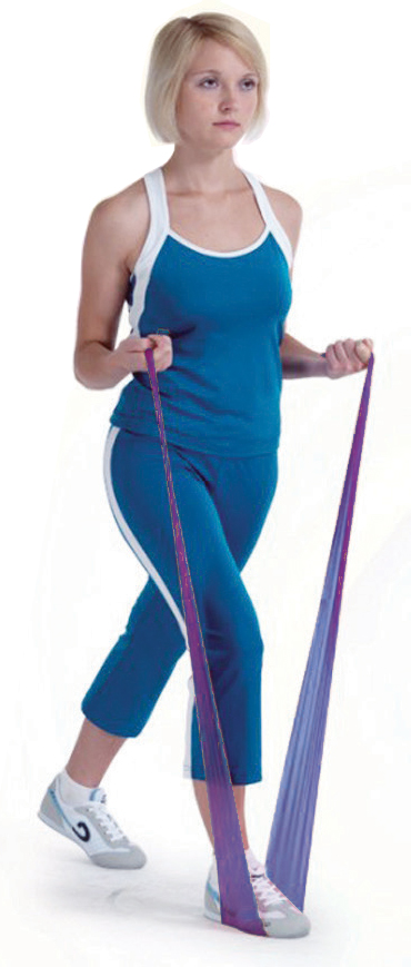 Aserve Latexfri Træningselastik Super Heavy Violet 45m - Aserve