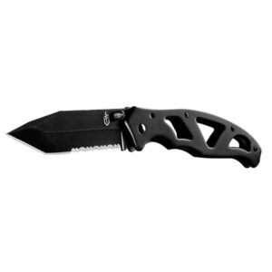 Gerber Paraframe II Tanto Blk Serrated Foldekniv - Gerber