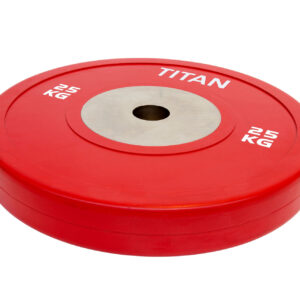 Titan BOX Elite Bumper Plate Vægtskive 25kg - Titan Fitness