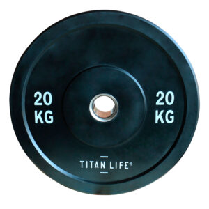 Titan Life Rubber Bumper Plate 20 kg Vægtskive - Titan Fitness