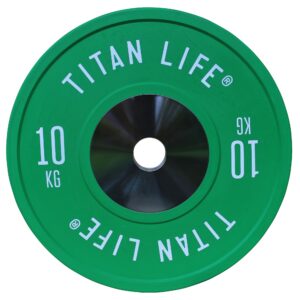 TITAN LIFE Elite Bumper Plates 10kg, 1 stk - Titan Fitness