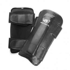 Nordic Fighter Shin Guards Instep Benskinne Black Large - Nordic Fighter