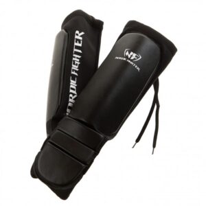 Nordic Fighter Grappling Shin Guards Instep Benskinne Ægte Læder X-large - Nordic Fighter