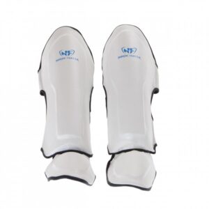 Nordic Fighter Shin Guards Instep Type 1 Benskinne Hvid Læder Medium - Nordic Fighter