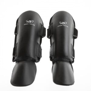 Nordic Fighter Shin Guards Instep Type 2 Benskinne Læder Sort X-large - Nordic Fighter