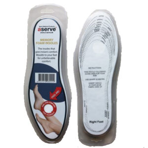 Aserve Memory Foam Indlægssål One Size - Aserve