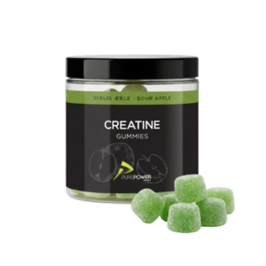 Creatine Gummies Sour Apple 60 stk. - PurePower