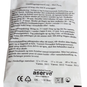 Aserve Kulde- & Varmeposer 13x14cm - Aserve