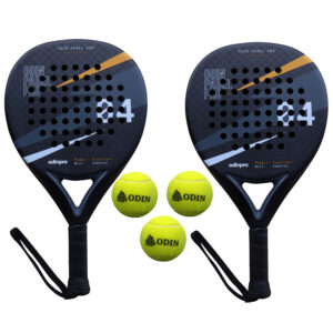 Odin Padel PAKKETILBUD (Odin Padel Will Control 12K Expert + Odin Padel Bolde - 3 stk.) - Odin
