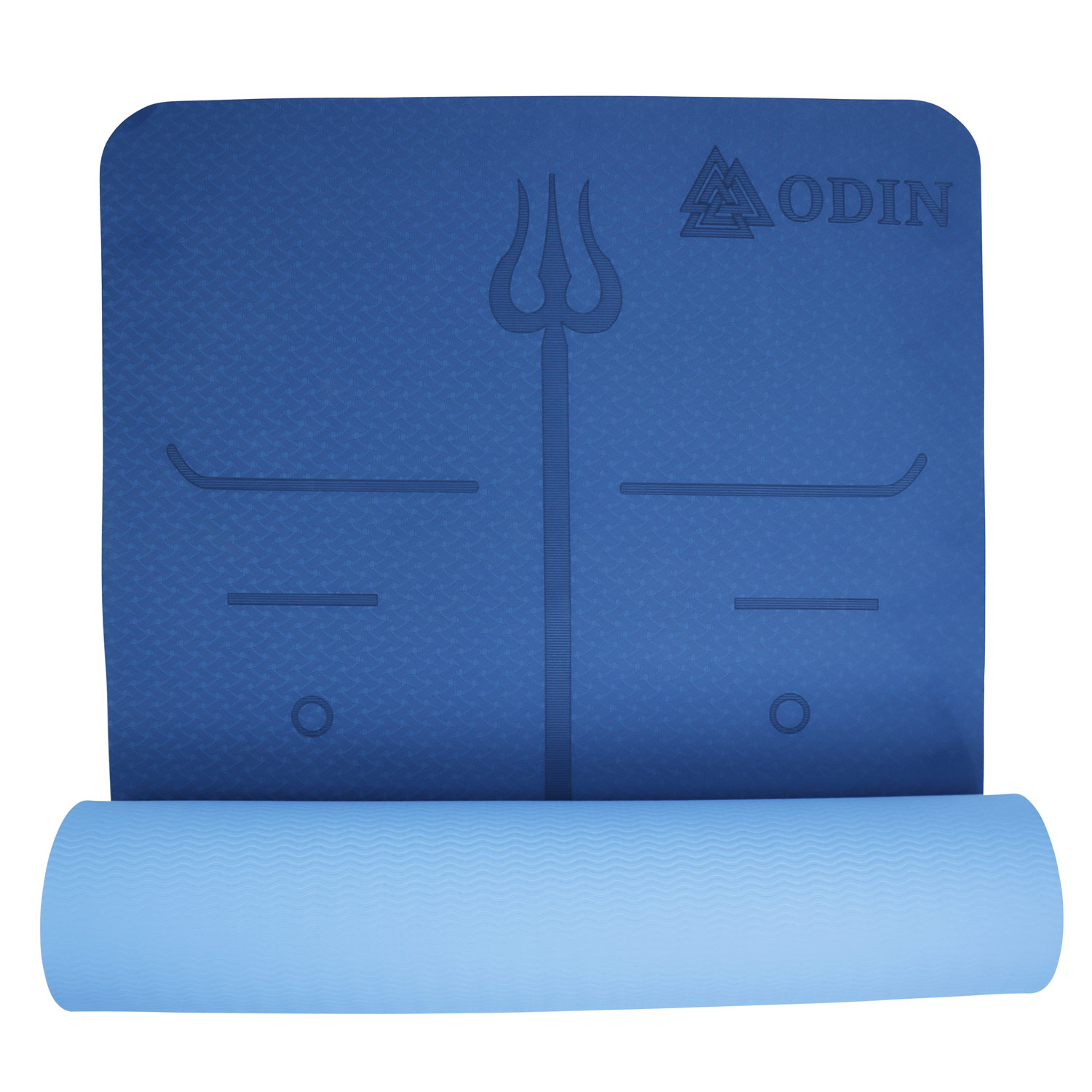 Odin Dual Blue TPE Yogamåtte 0,6cm - Odin