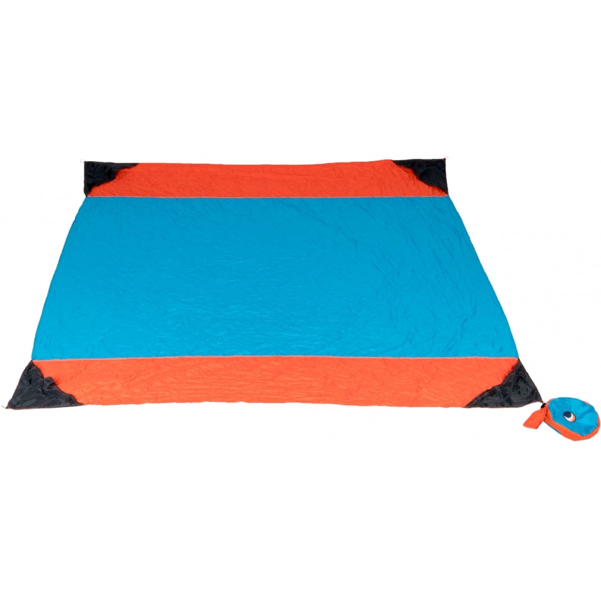 Ticket To The Moon Beach Blanket Aqua / Orange - Ticket To The Moon
