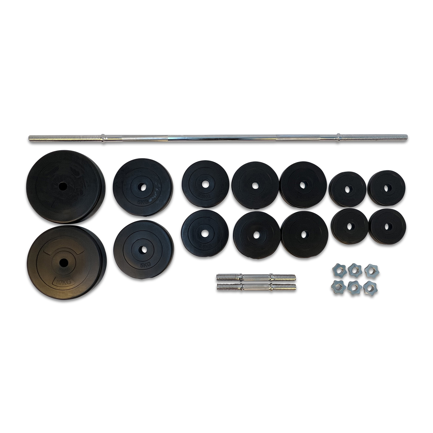 TITAN LIFE Weight Set Vægtstangssæt 60 kg - Titan Fitness