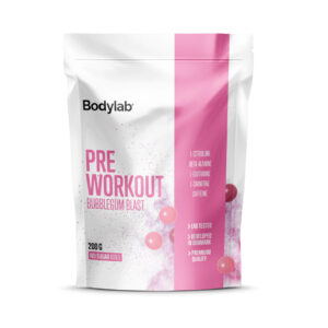 BodyLab Pre Workout Bubblegum Blast (200g) - BodyLab