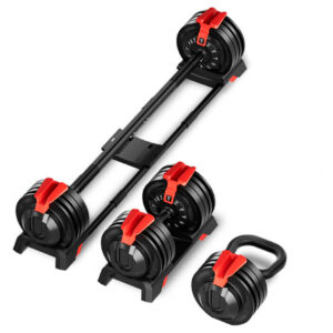 Odin Justerbar Håndvægt 24kg 3 i 1 Sæt (Inkl. Vægtstang og Kettlebell) - Odin