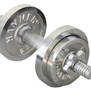 Finnlo Dumbbell Set Chrome Justerbar Håndvægt 10kg - Finnlo